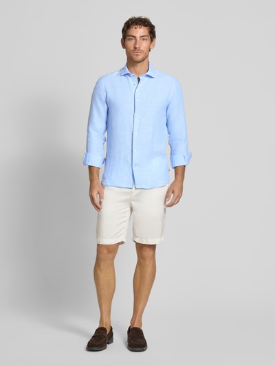 Matinique Regular Fit Freizeithemd aus reinem Leinen Modell 'Marc' Hellblau 1