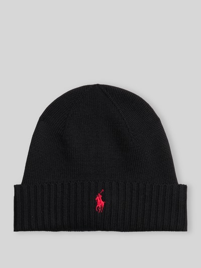 Polo Ralph Lauren Czapka z czystej wełny Czarny 1