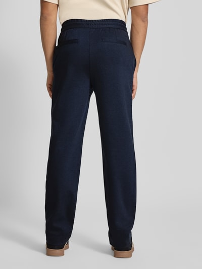 Lindbergh Stoffen broek met elastische band Donkerblauw - 5