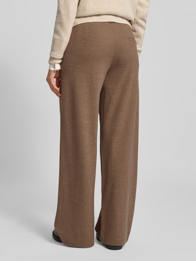 Soyaconcept Stoffen broek met achterzak, model 'VINJA' Chocoladebruin - 5