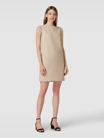 comma Minikleid mit Strukturmuster Sand 1