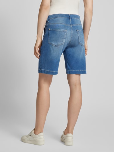 MAC Korte regular fit jeans met tunnelkoord, model 'Jogg`n Short' Blauw - 5