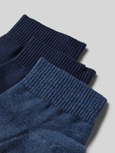 Levi's® Socken mit Label-Detail Modell 'MID CUT BATWING LOGO' im 3er-Pack Jeansblau 2