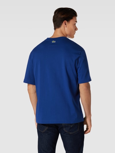 Lacoste T-Shirt mit Logo-Stitching Blau 5