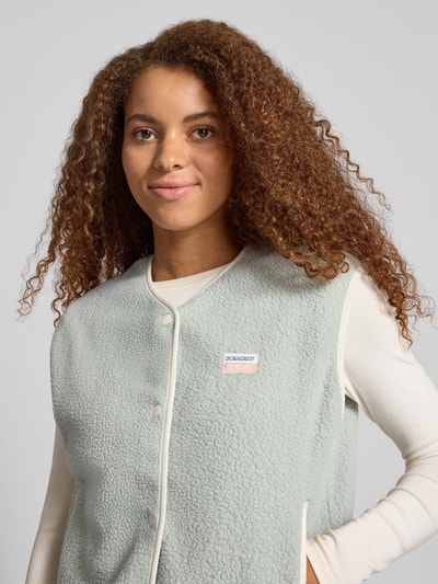 Review Gilet met drukknoopsluiting Bleu - 3