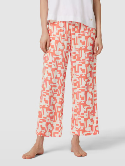 Esprit Pyjamabroek met all-over motief Koraal - 4