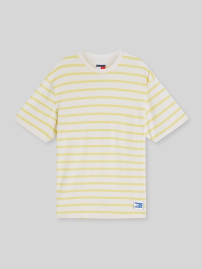Tommy Jeans Relaxed Fit T-Shirt aus reiner Baumwolle GELB 2