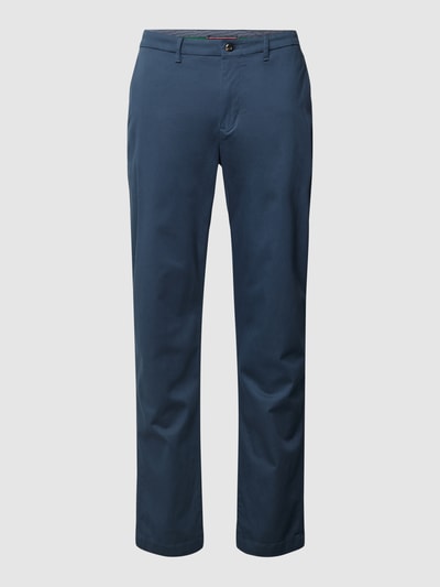 Tommy Hilfiger Regular Fit Chino mit Strukturmuster Modell 'DENTON' Marine 2