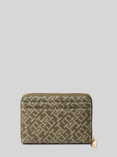 Tommy Hilfiger Portemonnee met monogramprint Lindegroen - 2