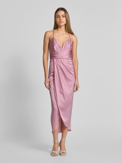 V by Vera Mont Abendkleid in Wickel-Optik Rosa 4