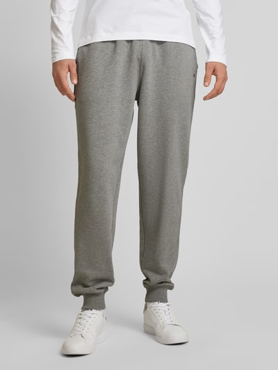 Tommy Hilfiger Sweatpants met elastische band, model ‘TERRY’ Lichtgrijs - 4