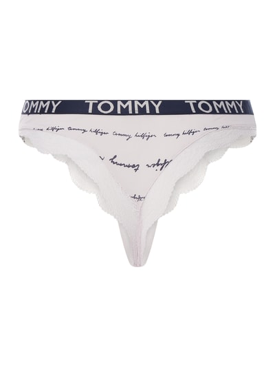 TOMMY HILFIGER Brazilian mit Logo-Muster  Weiss 4