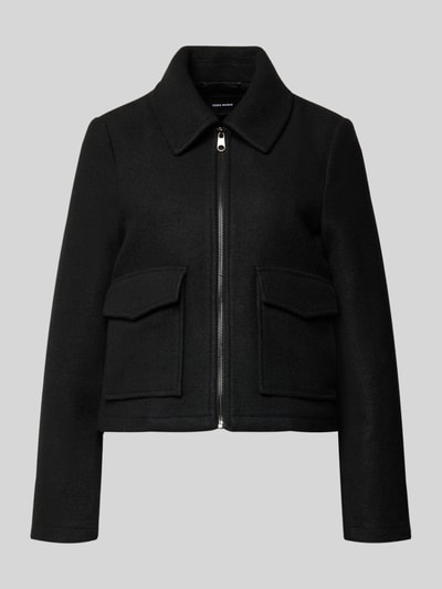 Vero Moda Kurtka o kroju regular fit z kieszeniami z patką model ‘SAFIR’ Czarny 2