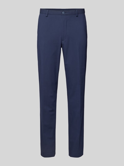 MCNEAL Slim Fit Anzughose mit Bügelfalten Marine 2