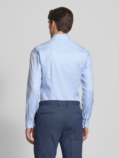 OLYMP No. Six Super slim fit zakelijk overhemd met kentkraag, model 'Royal' Bleu - 5
