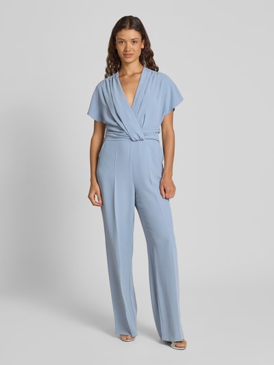 Vera Mont Jumpsuit met knoopdetail Lichtblauw - 4