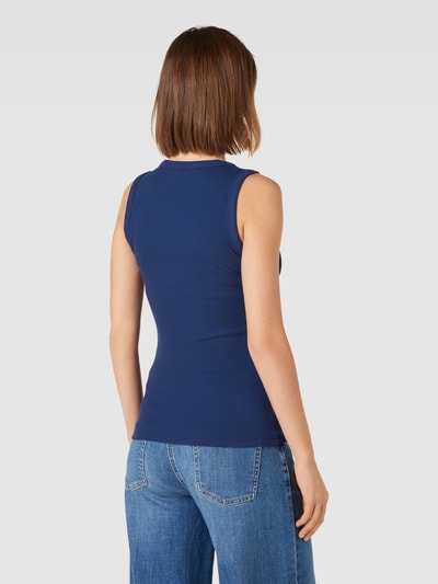 More & More Tanktop met ribboorden Marineblauw - 5