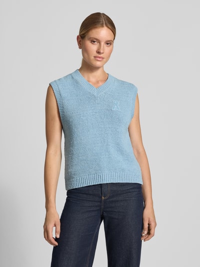ARMEDANGELS Regular Fit Pullunder aus reiner Baumwolle Modell 'ICONIC A' Hellblau 4