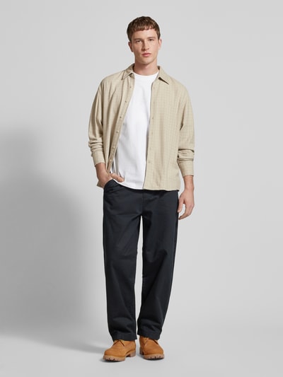 Only & Sons Regular fit vrijetijdsoverhemd van viscosemix, model 'LATHAM' Beige - 1