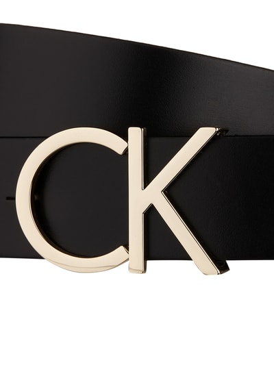 CK Calvin Klein Leren riem met labelapplicatie  - 2