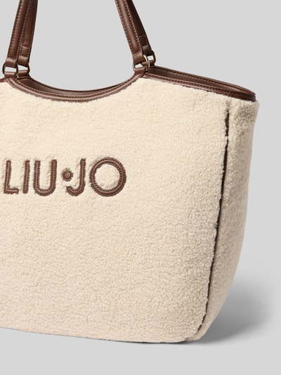 Liu Jo White Shopper aus Teddyfell Modell 'FERIELLE' Offwhite 2
