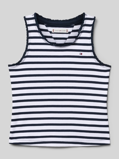 Tommy Hilfiger Teens Tanktop mit Label-Stitching Marine 1