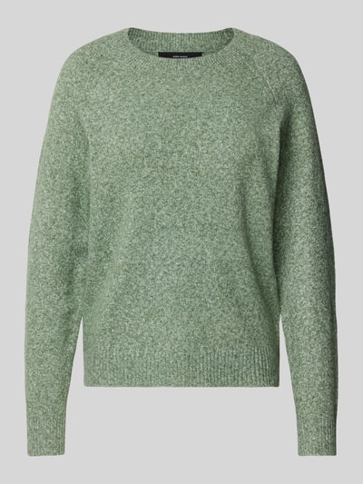 Vero Moda Gebreide pullover met lange mouwen, model 'DOFFY' Rietgroen - 2