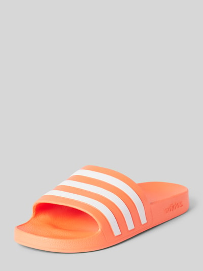 ADIDAS SPORTSWEAR Slides mit labeltypischen Streifen Modell 'ADILETTE AQUA' Neon Orange 1