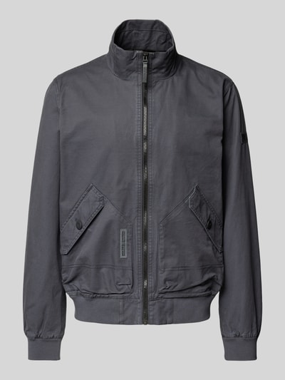 s.Oliver RED LABEL Regular Fit Blouson mit Kontrast-Details Anthrazit 2