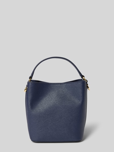 Lauren Ralph Lauren Handtasche aus Rindsleder mit Label-Applikation Modell 'REESE' Marine 4