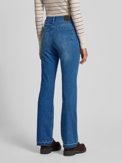 Marc Cain Jeansy rozkloszowane z 5 kieszeniami model ‘FARO’ Błękitny melanż 5