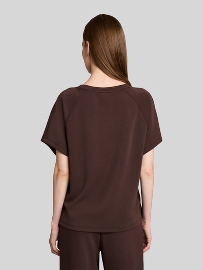 Tom Tailor Loose Fit Sweatshirt aus Modal-Mix  Dunkelbraun 5