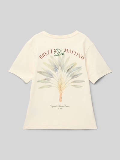 JACK & JONES T-Shirt mit Statement-Print Modell 'HYDRA' Ecru 3