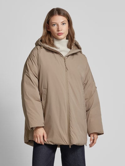 MaxMara Leisure Jacke mit Leistentaschen Modell 'CAPSULA' Taupe 4