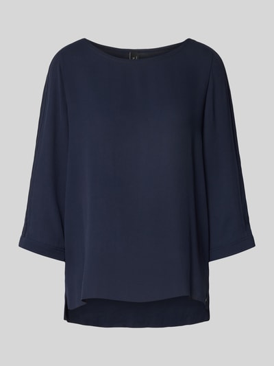 Marc Cain Blusenshirt mit Rundhalsausschnitt und 3/4-Arm Marine 2