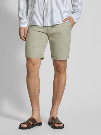 Redefined Rebel Regular Fit Bermudas mit Gesäßtaschen Modell 'NEBRASKA' Lind 4
