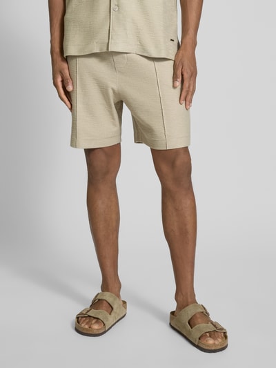 JOOP! Collection Korte broek met elastische band en achterzak Beige - 4