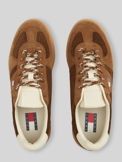 Tommy Jeans Sneaker aus Veloursleder mit Logo-Details Dunkelbraun 4