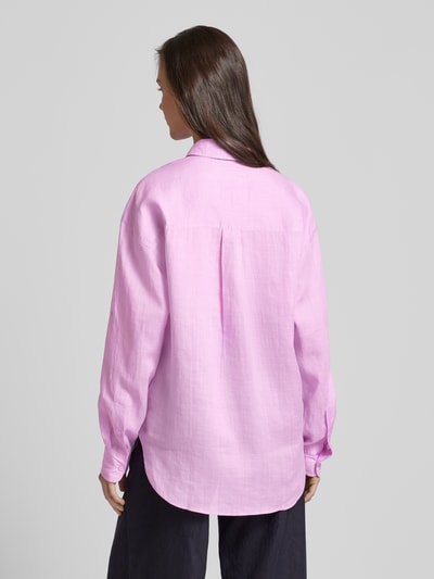 BOSS Orange Blouse met opgestikte borstzak, model 'Bostik' Roze - 5