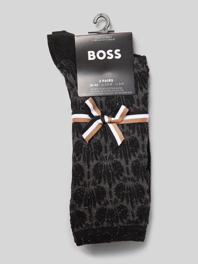 BOSS Sokken van katoenmix in een set van 2 paar Zwart - 3
