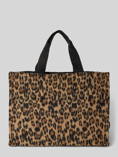 Liu Jo White Torba tote z detalem z logo Camel 4