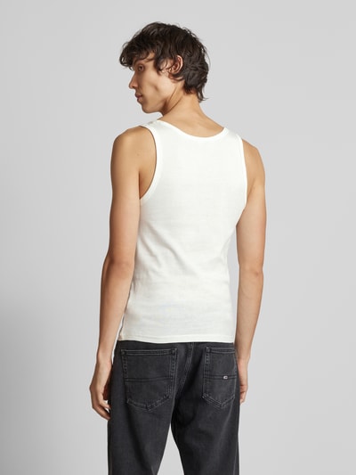 Tommy Jeans Tanktop met labelstitching Offwhite - 5