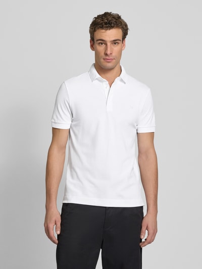 Lacoste Koszulka polo o kroju regular fit z naszywką z logo model ‘CORE PIQUE’ Biały 4