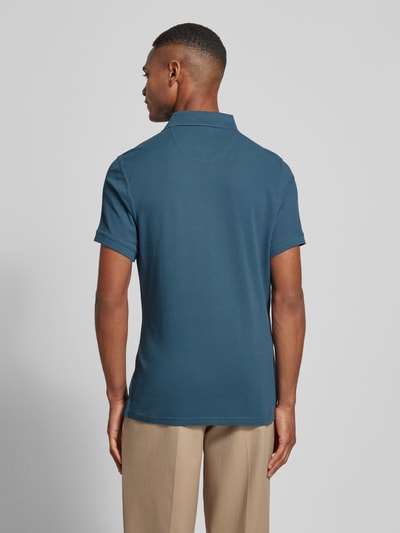 Barbour Slim Fit Poloshirt mit Label-Stitching Ocean 5