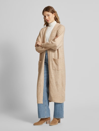 YAS Cardigan mit offener Vorderseite Modell 'BALIS' Sand 1