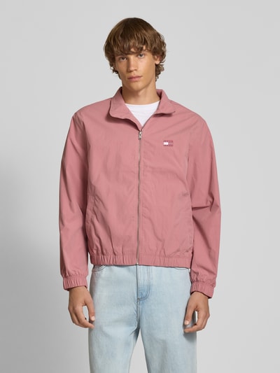 Tommy Jeans Regular Fit Blouson mit Stehkragen Koralle 4