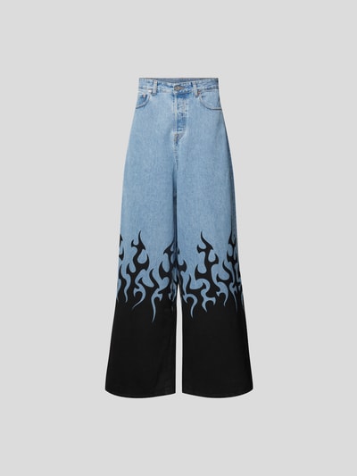 VETEMENTS Jeans mit Motiv-Print Jeansblau 2