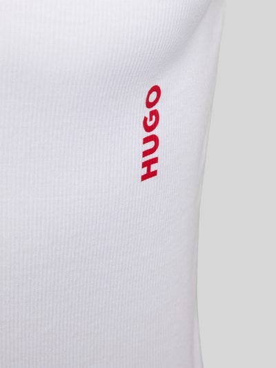 HUGO Tanktop met labelprint in een set van 3 stuks Kaki - 2