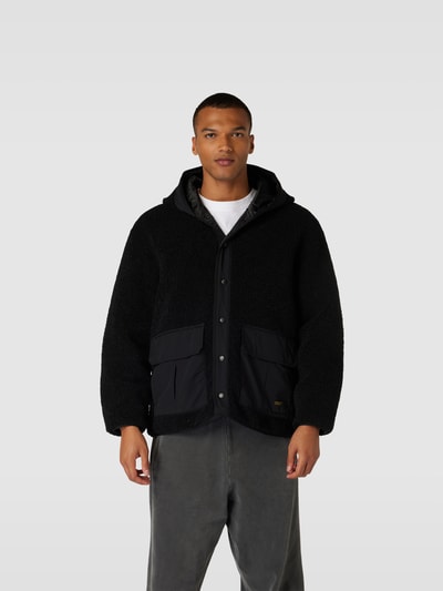 Carhartt WIP Jacke aus Teddyfell Black 4