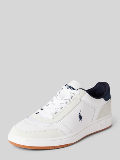 Polo Ralph Lauren Sneakersy z wyhaftowanym logo Biały 1